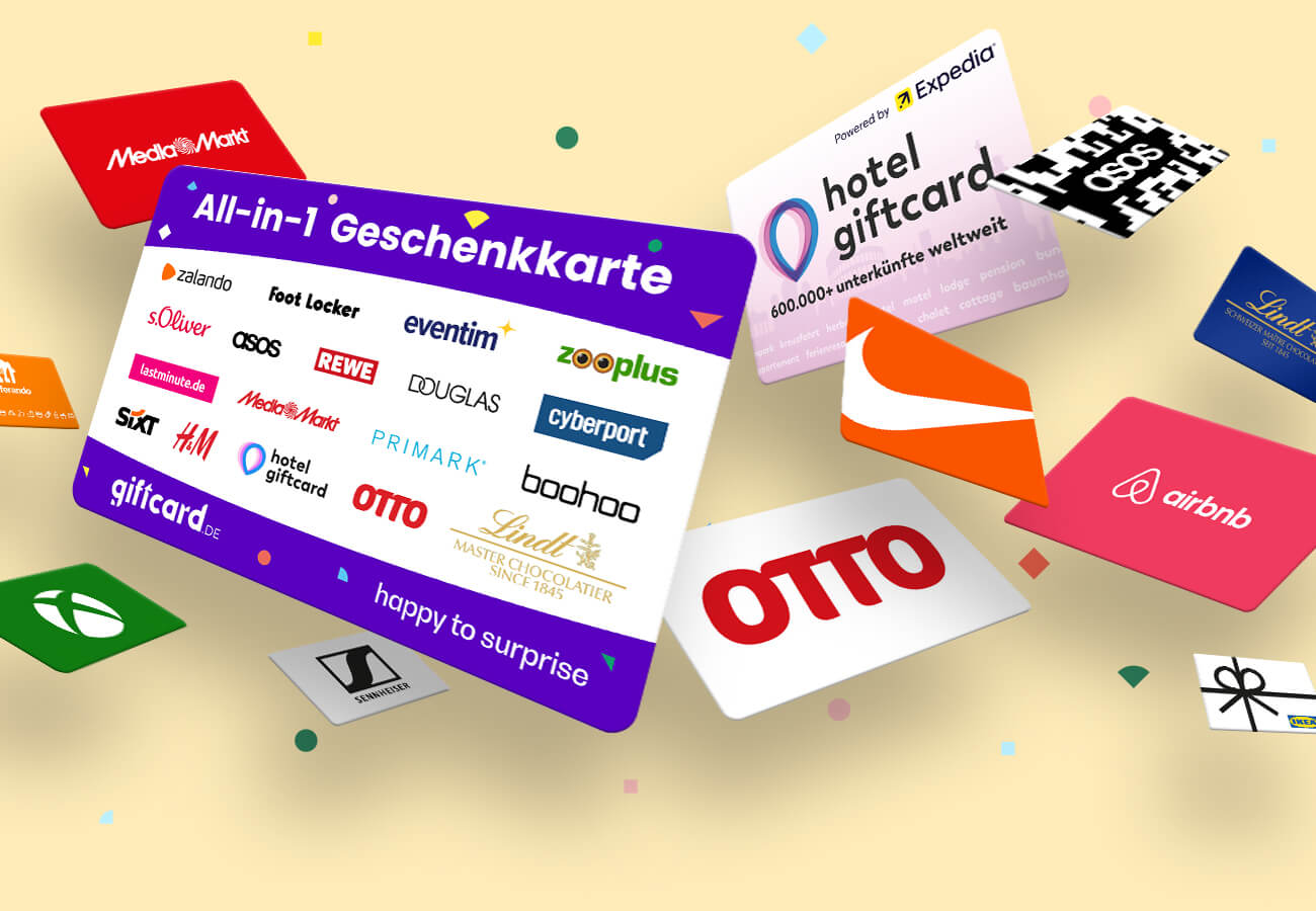 All-in-1 Geschenkkarte