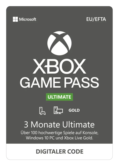 Xbox Live Game Pass Ultimate 3M Geschenkkarte