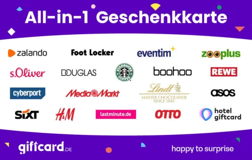 All-in-1 Geschenkkarte