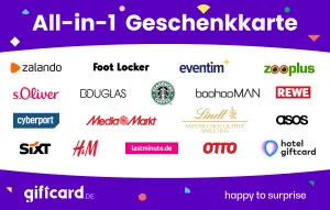 All-in-1 Geschenkkarte