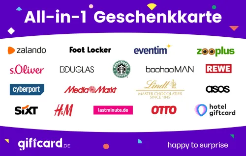 All-in-1 Geschenkkarte