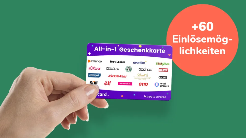 Die All-in-1 Geschenkkarte für Ihre Geschäftspartner
