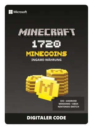 Minecraft Minecoins 1720 – €9.99 Geschenkkarte