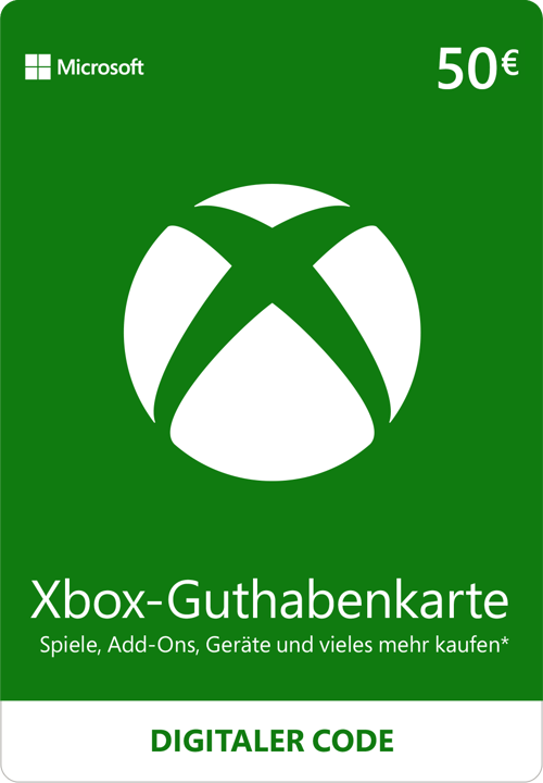  Xbox Live €50 Geschenkkarte