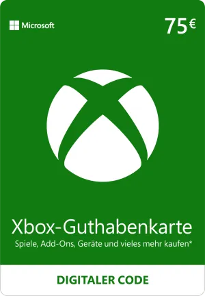 Xbox Live €75 Geschenkkarte
