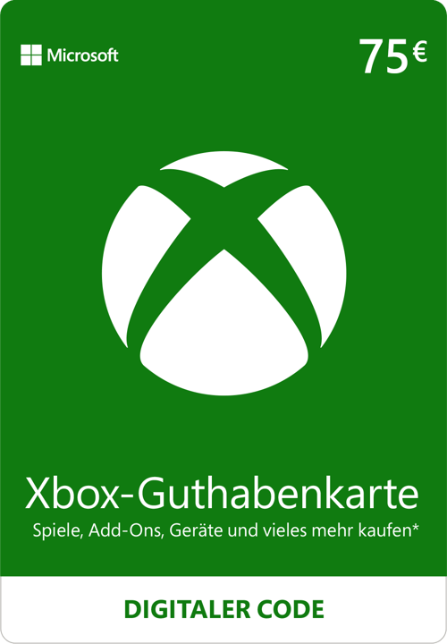 Xbox 75 € Guthabenkarte