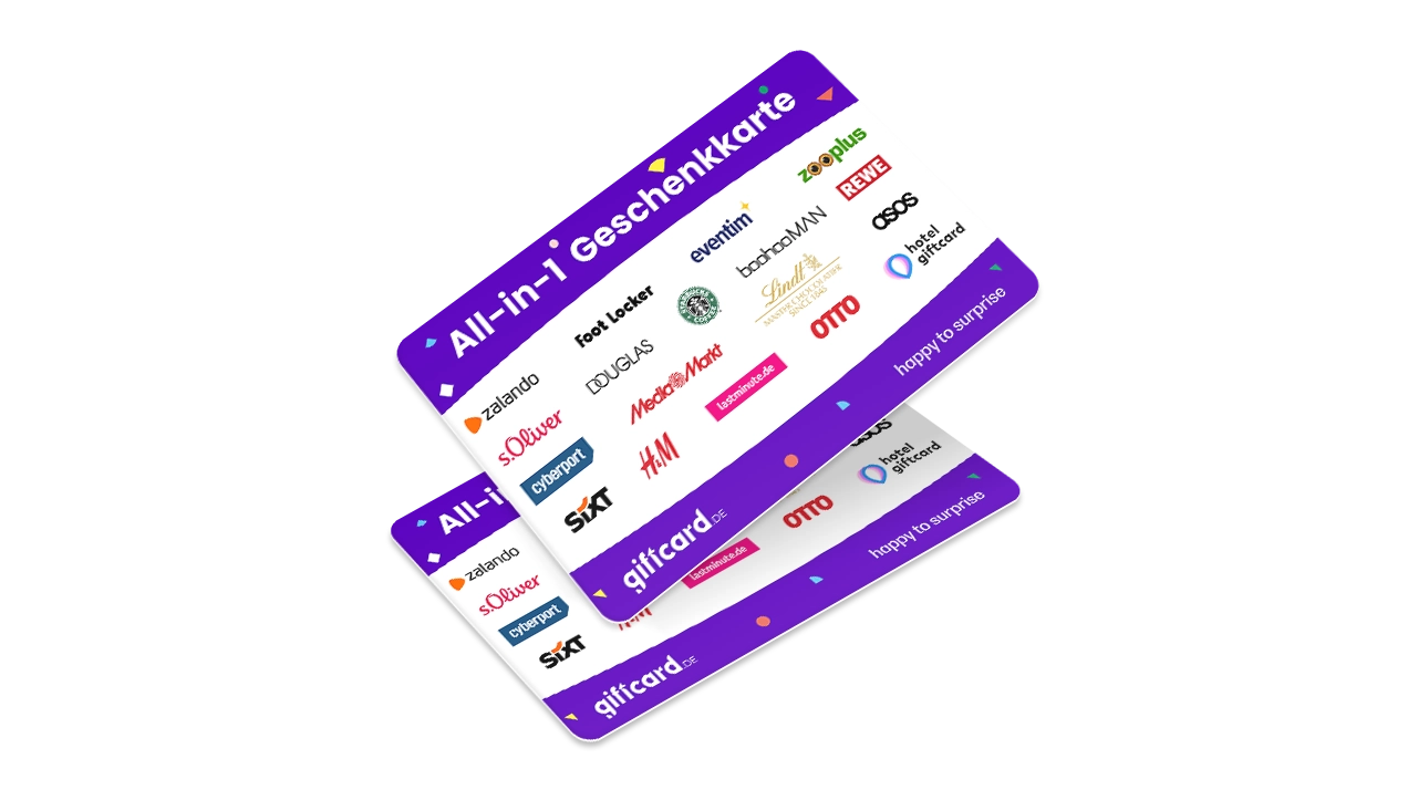 All-in-1 Geschenkkarte
