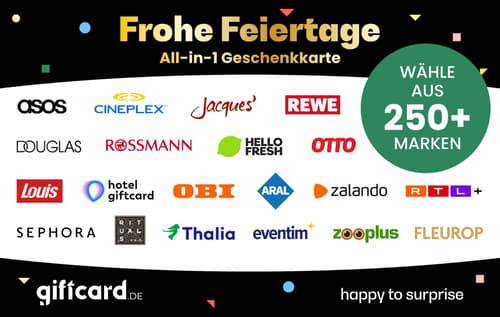 Frohe Feiertage Gutschein